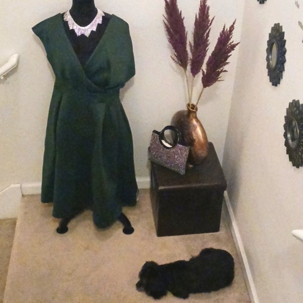 NWT ASOS Green Evening Dress
